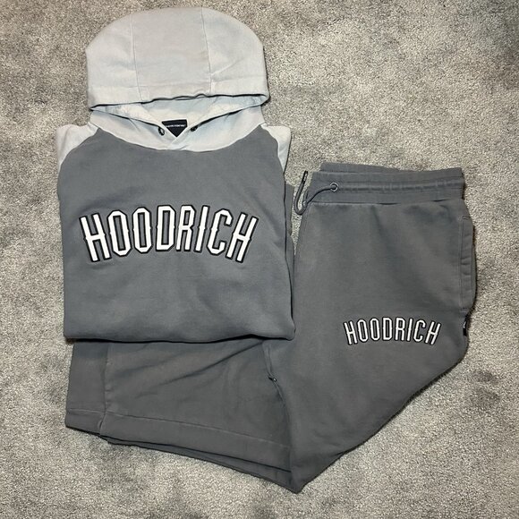 Men’s Hoodrich Jumper Sweatsuit Set Hoodie Grey Medium/large - Picture 1 of 16